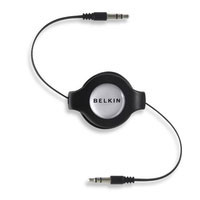 Belkin Retractable Car-Stereo Cable / iPod & iPhone (F3X1980-4.5-BLK)